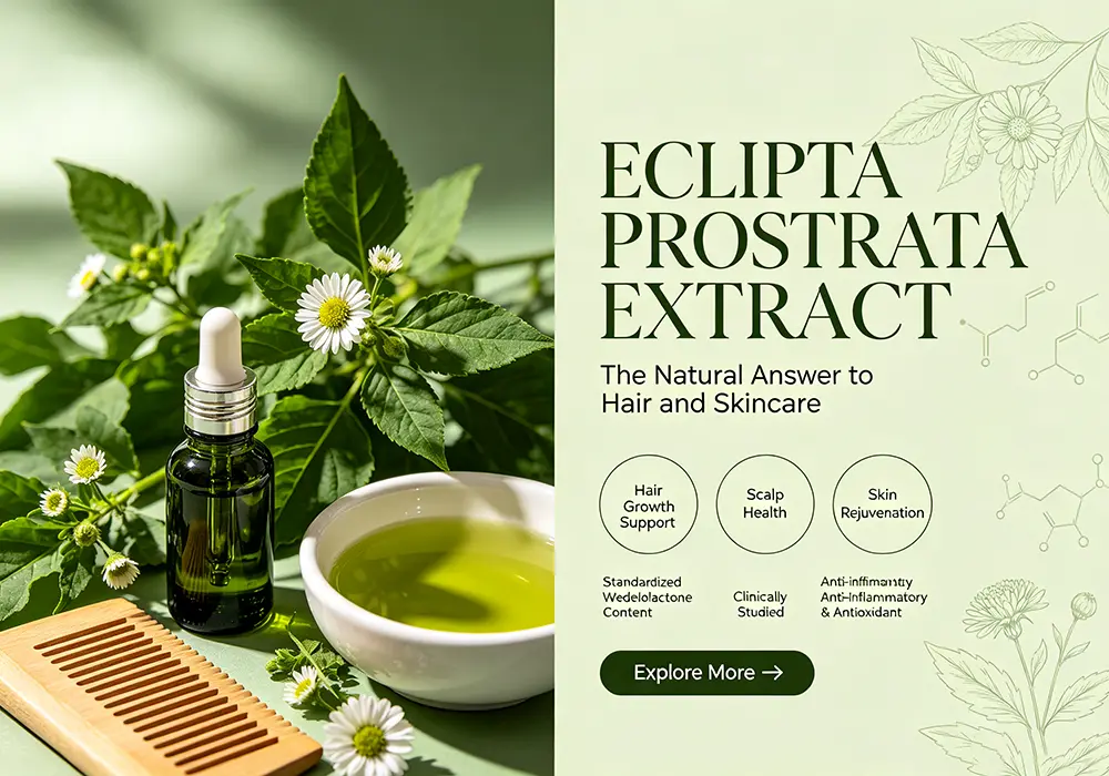 Eclipta Prostrata Extract: The Natural Answer to Hair and Skincare